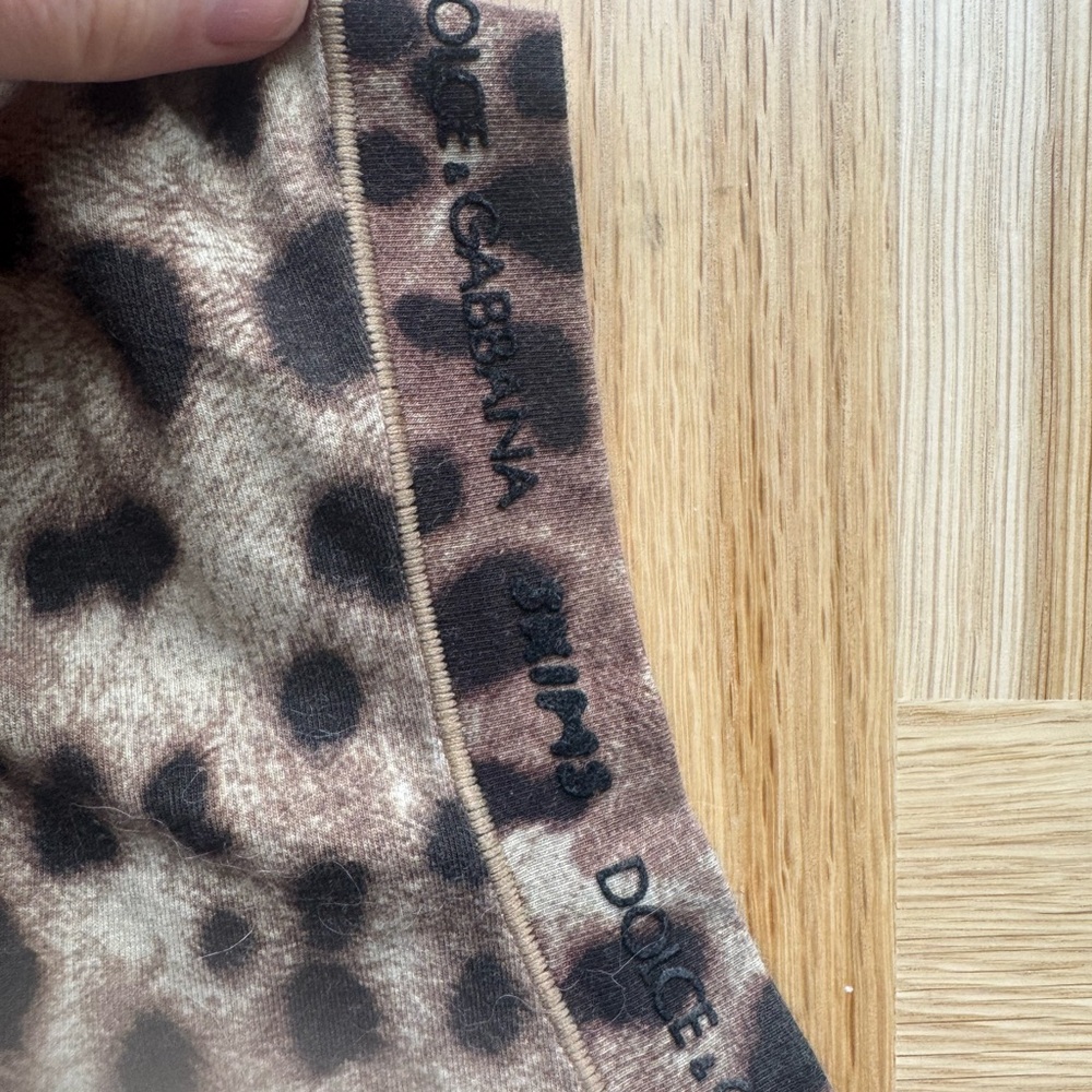 Skims x dolce gabbana Leopard Print Sleeveless Top size medium - Picture 6 of 10